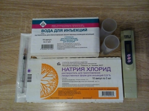 препараты для калибровки ТДС-метра